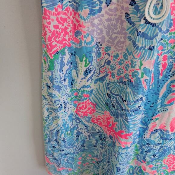 Women's Lilly Pulitzer Vibrant Floral Mini Dress Rosalie Small - Picture 3 of 5